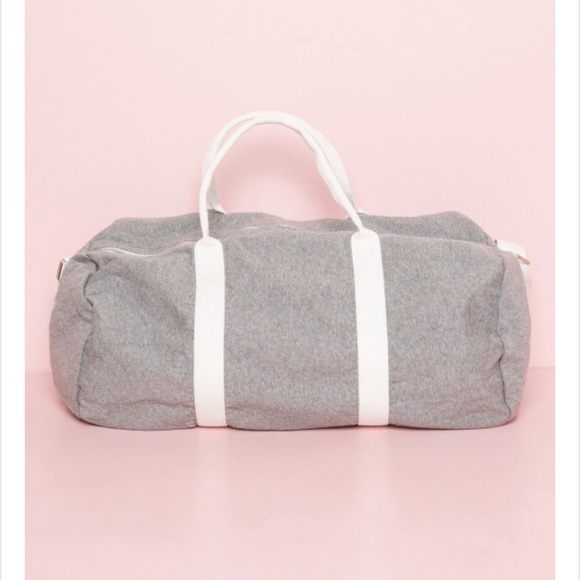 Brandy Melville Handbags - Brandy Melville Heather Gray Duffle Bag